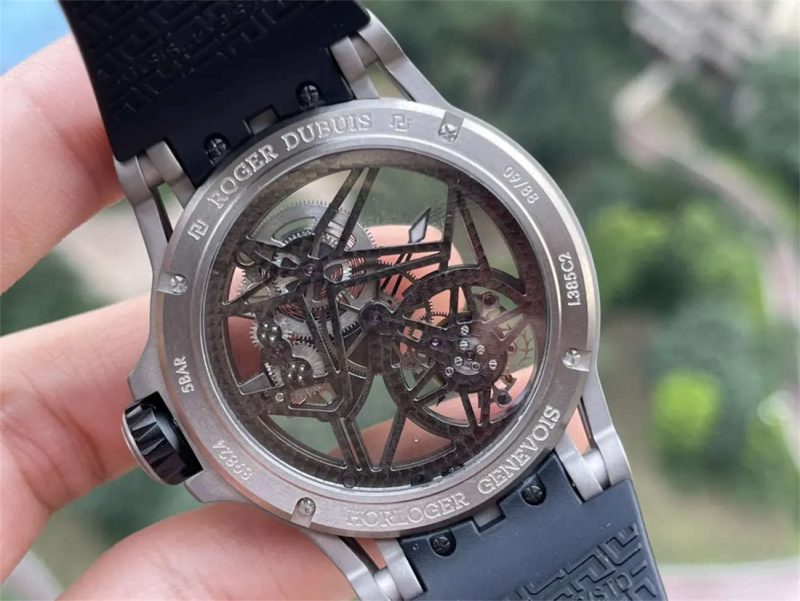 Roger Dubuis Excalibur Spider Skeleton Tourbillon RDDBEX0479 42mm Titanium 1:1 Replica - Image 5