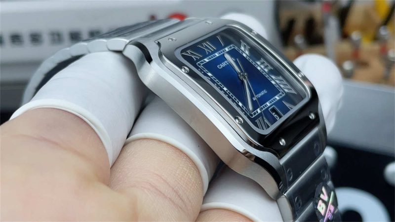 Cartier Santos de Cartier WSSA0013 Blue Dial 39.8mm 1:1 Replica by BV Factory - Image 5