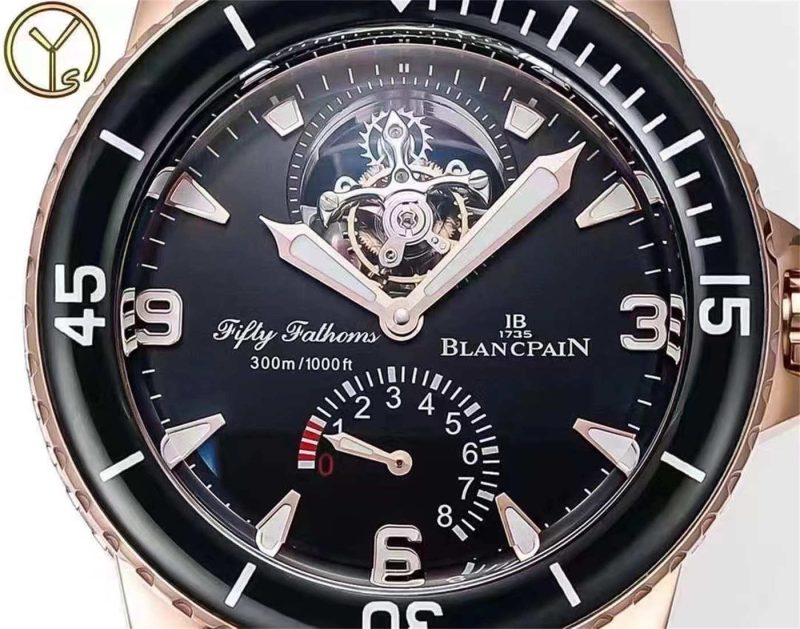 Blancpain Fifty Fathoms Tourbillon 5025-3630-52A Rose Gold 1:1 Homage by YS Factory - Image 5