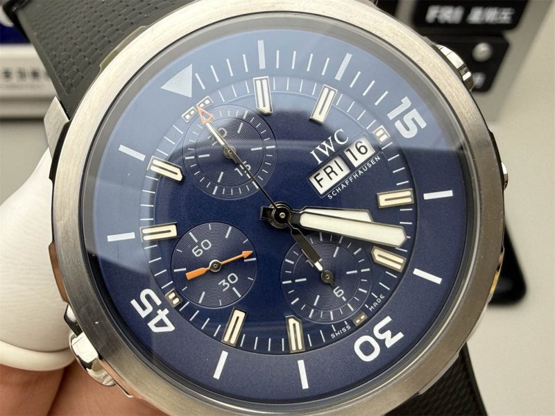 IWC Aquatimer Chronograph IW376805 1:1 Replica Diver Watch – 44mm Blue Dial - Image 5
