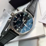IWC IW377701 Pilot Chronograph 43mm Black Dial Automatic 1:1 Replica Watch - Image 6
