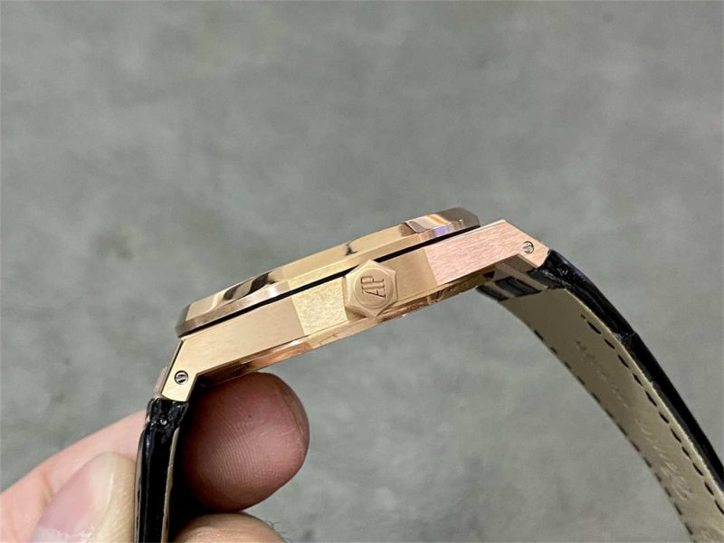 Audemars Piguet Royal Oak 15510OR Rose Gold 41mm Black Dial 1:1 Homage by APS Factory - Image 6