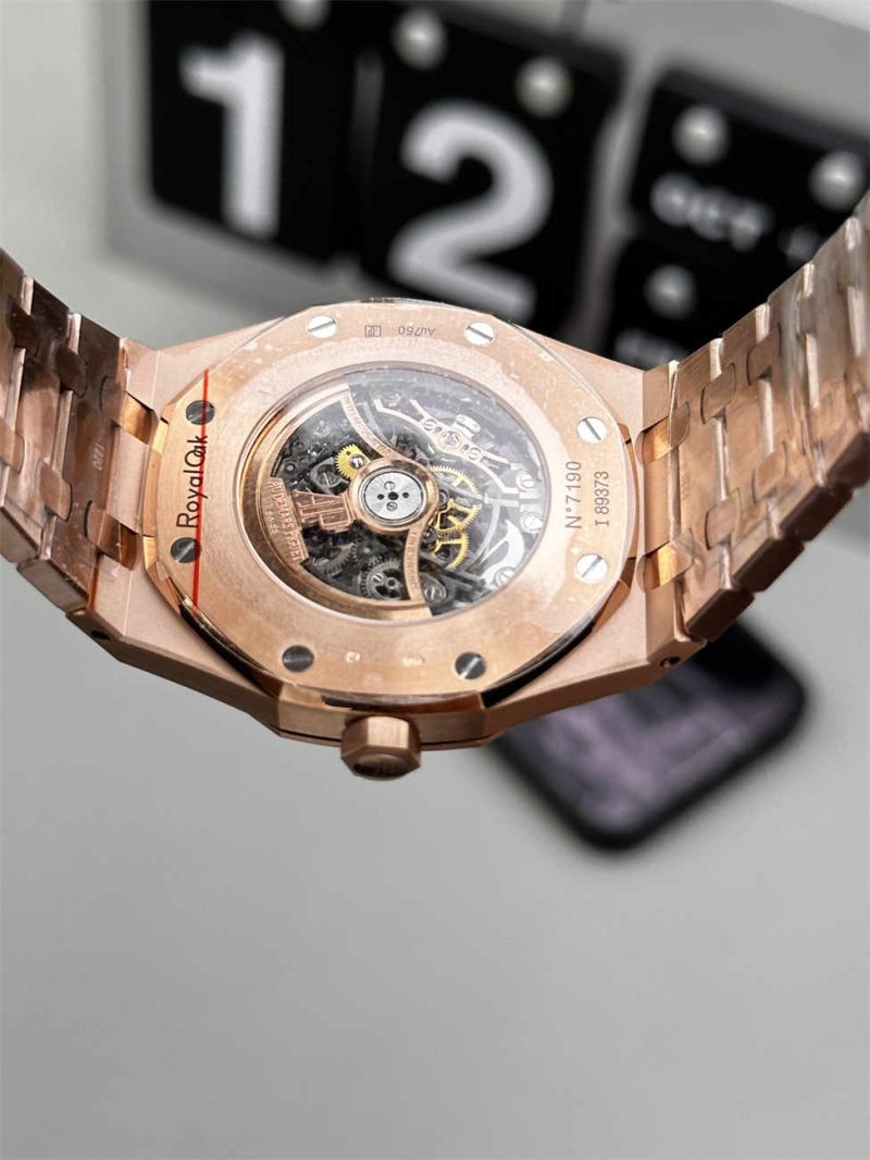 Audemars Piguet Royal Oak Double Balance Wheel Openworked 15407OR.OO.1220OR.01 Rose Gold 41mm 1:1 Replica - Image 6