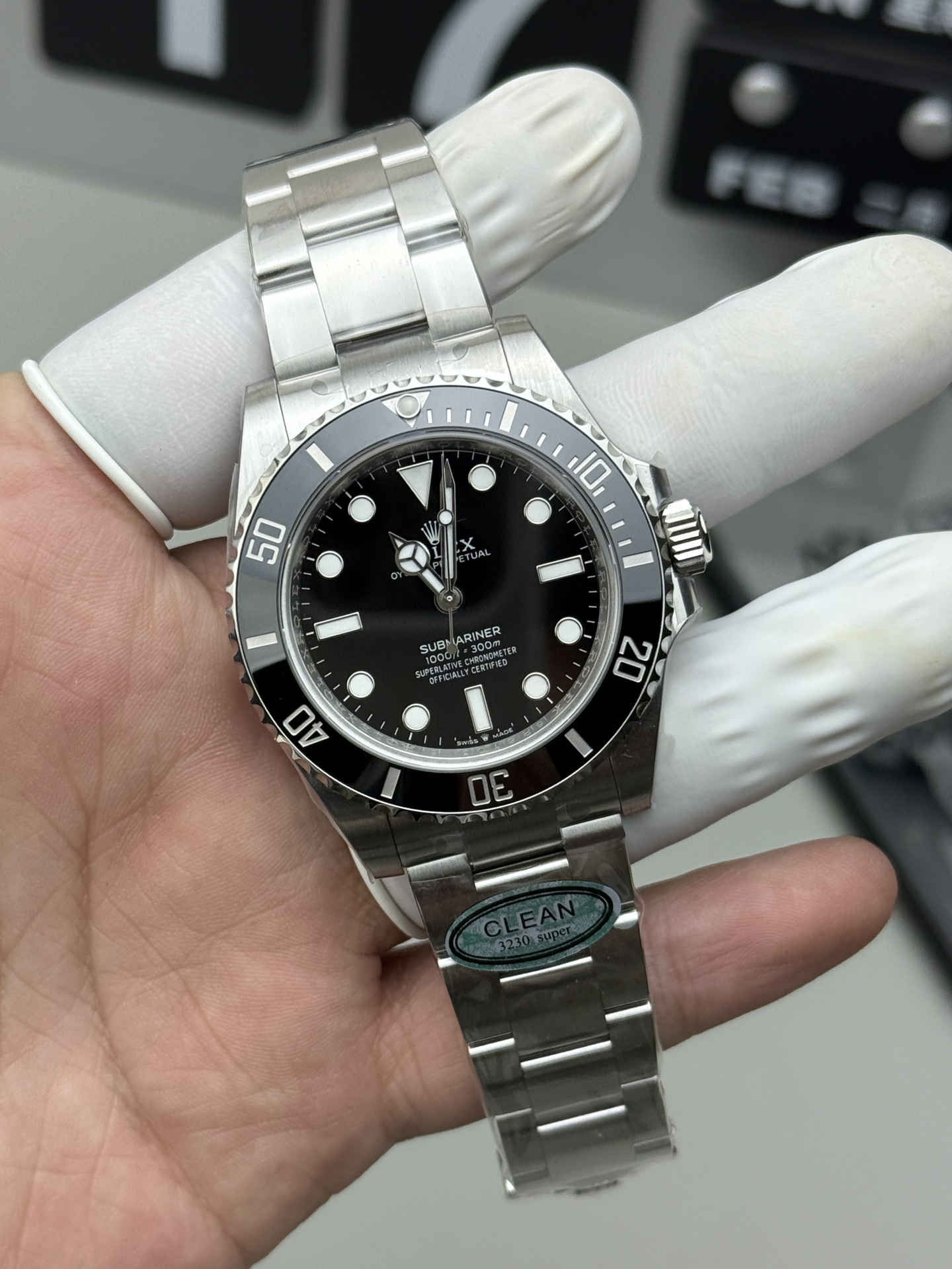 Clean Factory Rolex Submariner 124060 Replica – No Date 40mm with 3230 Movement