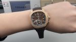 Patek Philippe Aquanaut 5968R-001 1:1 Replica Rose Gold Chronograph - Image 6