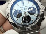 Breitling Chronomat 42 Blue Dial 1:1 Replica Automatic on Steel Bracelet - Image 6