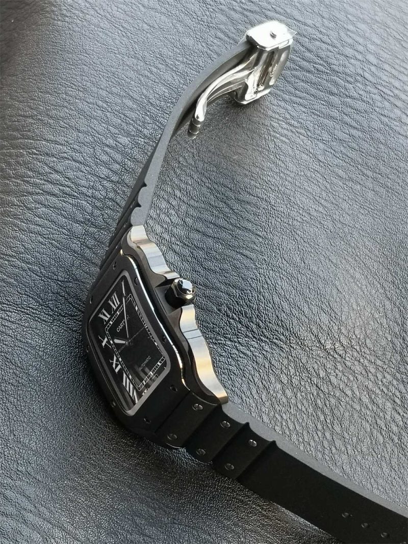 Cartier Santos de Cartier ADLC WSSA0039 Black 1:1 Replica Watch - Image 6