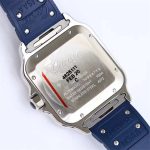 Cartier Santos de Cartier WSSA0047 Blue Rubber Strap 1:1 Replica Watch - Image 6