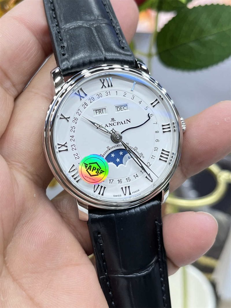 Blancpain Villeret 6654-1127-55B 1:1 Replica Moonphase Dress Watch - Image 6