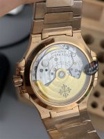 Patek Philippe Nautilus 7118/1200R Ladies 1:1 Replica in Rose Gold & Diamonds - Image 6