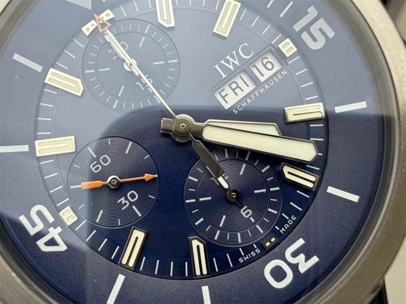 IWC Aquatimer Chronograph IW376805 1:1 Replica Diver Watch – 44mm Blue Dial - Image 6