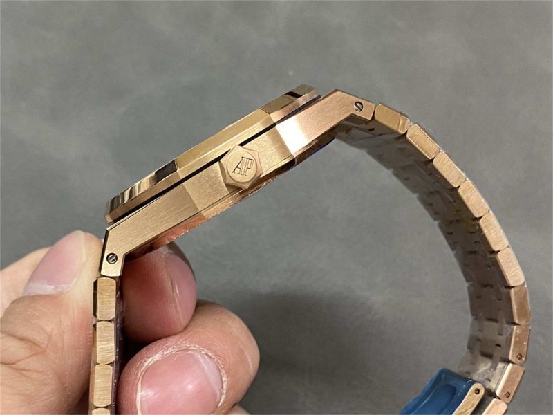 Audemars Piguet Royal Oak 15510OR 41mm Rose Gold Black Dial 1:1 Replica by APS Factory - Image 7