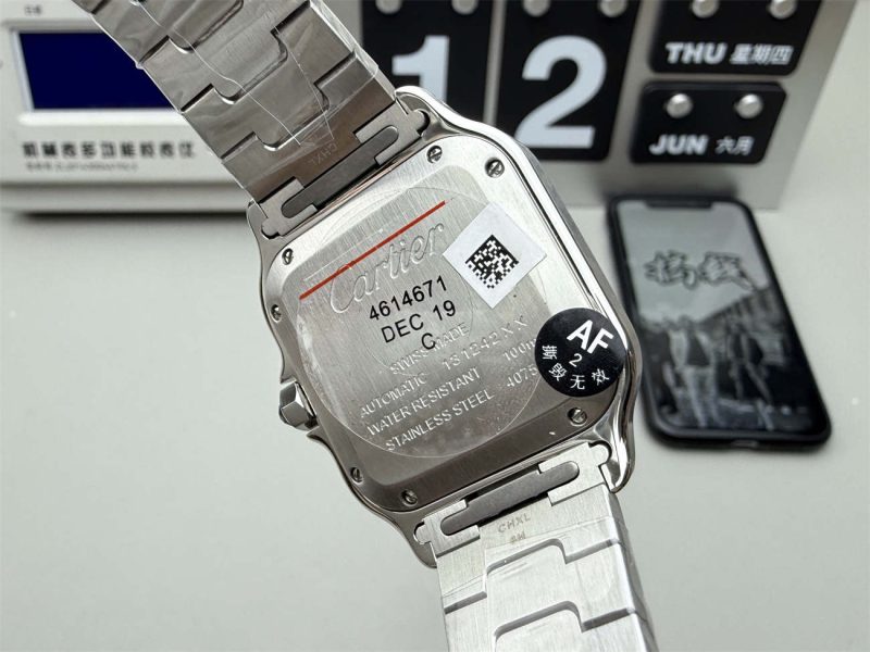 Cartier Santos de Cartier Medium WSSA0029 35mm AF Factory 1:1 Replica Watch - Image 7