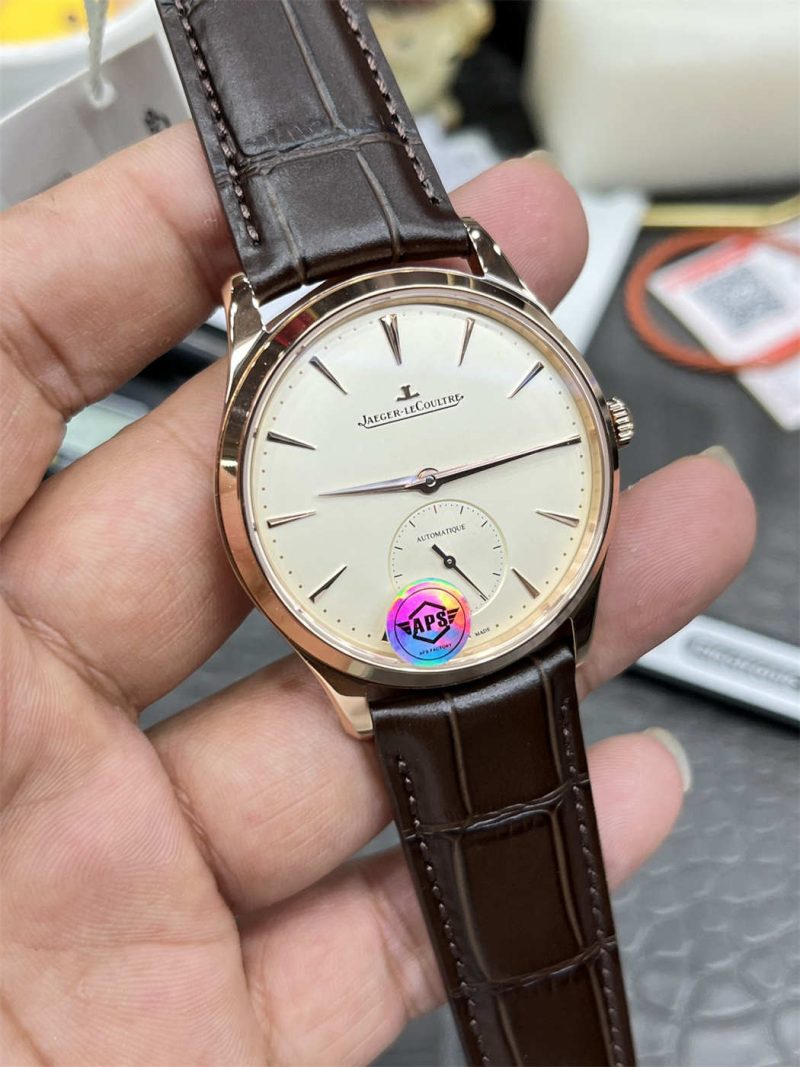 Jaeger-LeCoultre Master Ultra Thin 1212510 1:1 Replica APS Factory 39mm Rose Gold - Image 8