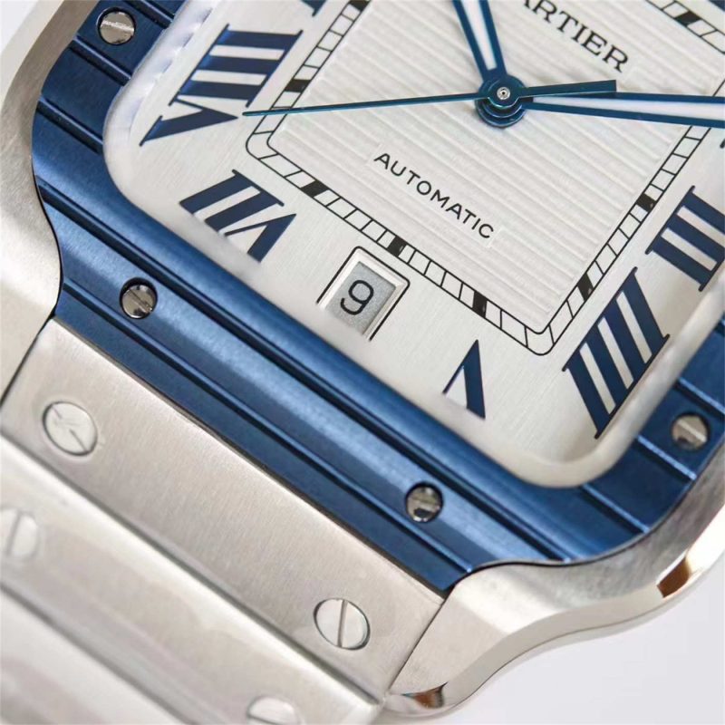 Cartier Santos de Cartier WSSA0047 Blue Bezel 1:1 Replica by GF Factory - Image 8