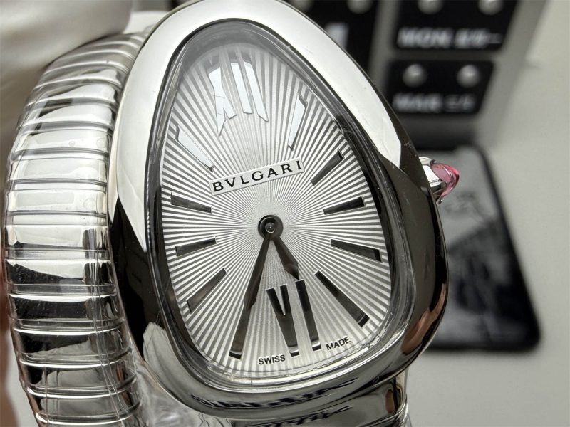 Women’s Watch Serpenti 101828 White Dial Steel 1:1 Replica Homage - Image 8