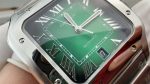 Santos de Cartier Large Green Dial 1:1 Replica Watch by BV Factory - Image 9