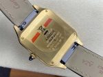Cartier Santos Dumont XL Gold/White 1:1 Swiss Quartz Replica Watch - Image 9