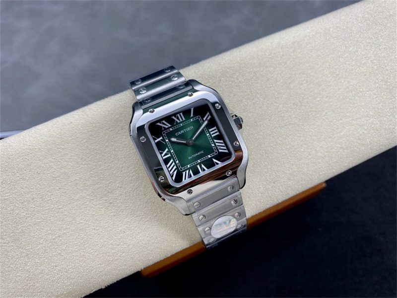 Cartier Santos de Cartier WSSA0061 Green Dial Medium 1:1 Replica Watch - Image 9
