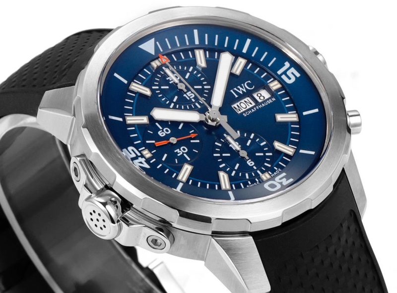 IWC Aquatimer Chronograph IW376806 Blue Dial 1:1 Replica Watch - Image 9