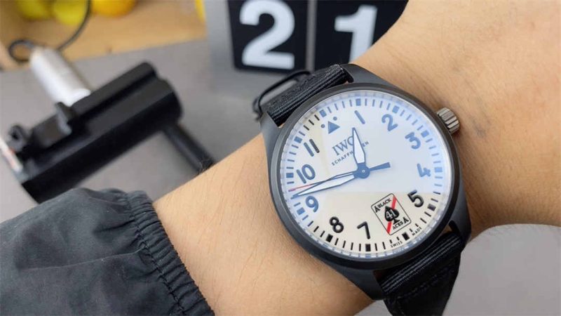IWC Pilot IW326905 Ace of Spades 41mm Ceramic 1:1 Homage by M+ Factory - Image 9