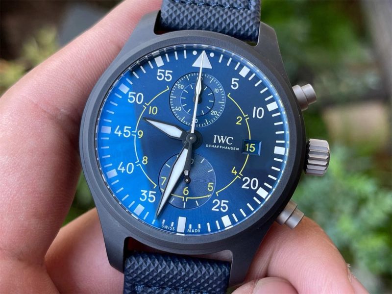 IWC Pilot Chronograph Blue Angels IW389008 1:1 Replica by ZF Factory Pilot’s Watch Chronograph Edition “Blue Angels” IW389008 - Image 9