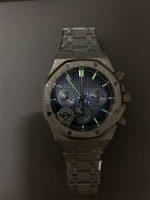 Royal Oak 26240BC.GG.1324BC.01 Blue Dial Frosted Gold Chronograph Replica - Image 9