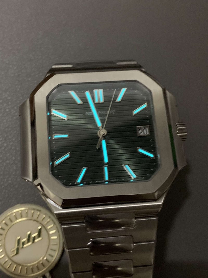 Patek Philippe Cubitus 5821/1A-001 Green Dial 1:1 Replica Watch - Image 9