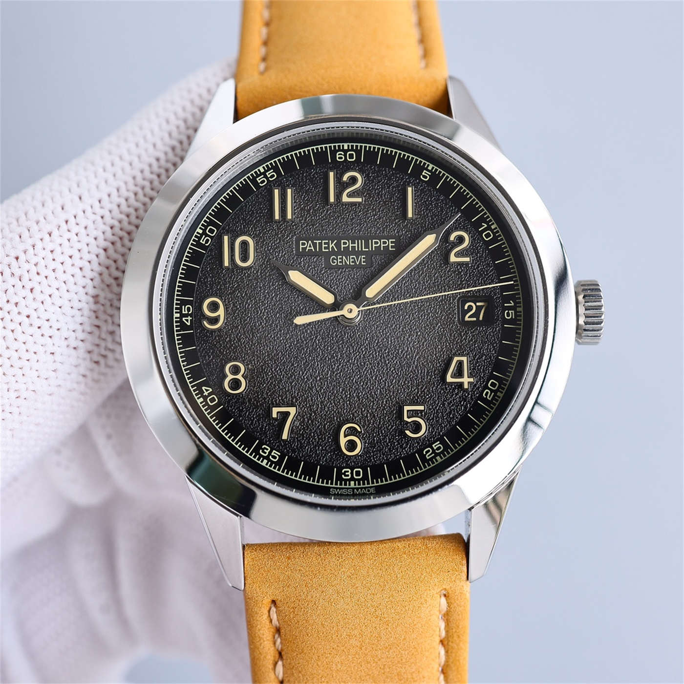 Patek Philippe Calatrava 5226G-001 Replica | GR Factory 1:1 Homage with 2 Straps