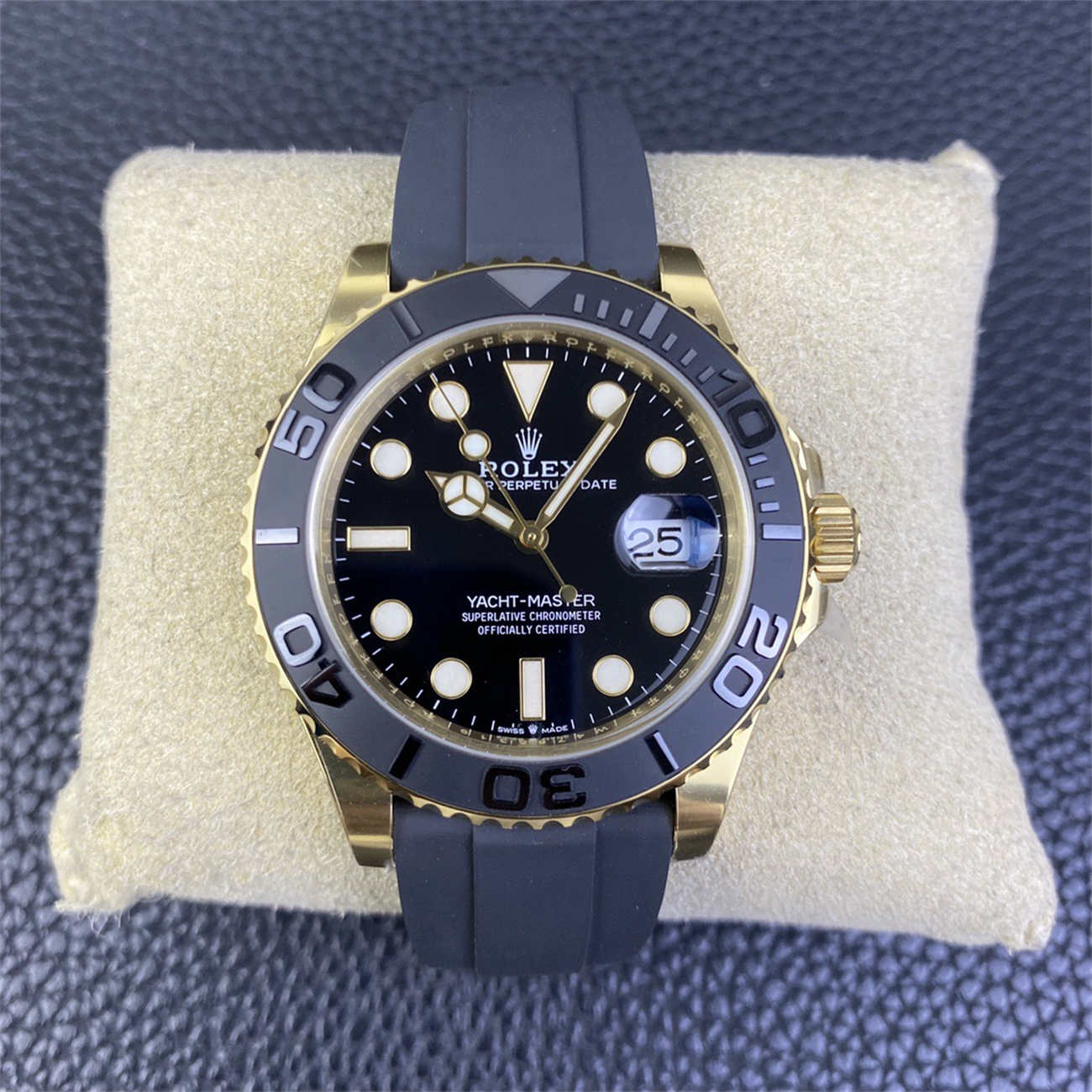 Clean Factory Yacht-Master 42 18K Gold Rolex Replica (M226658-0001)