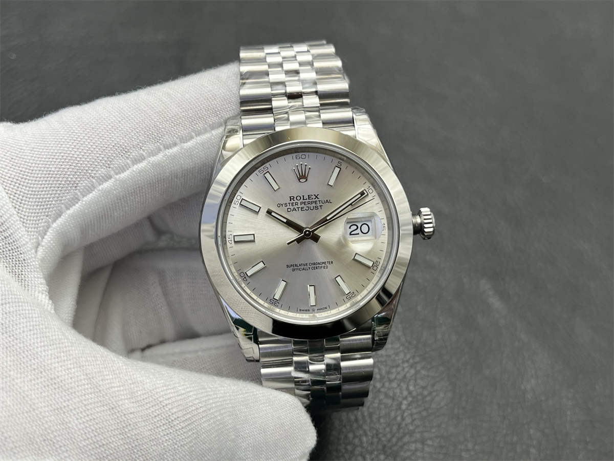 Silver Datejust 41 Replica – Premium 41mm VS Factory Jubilee Silver Dial Rolex Clone