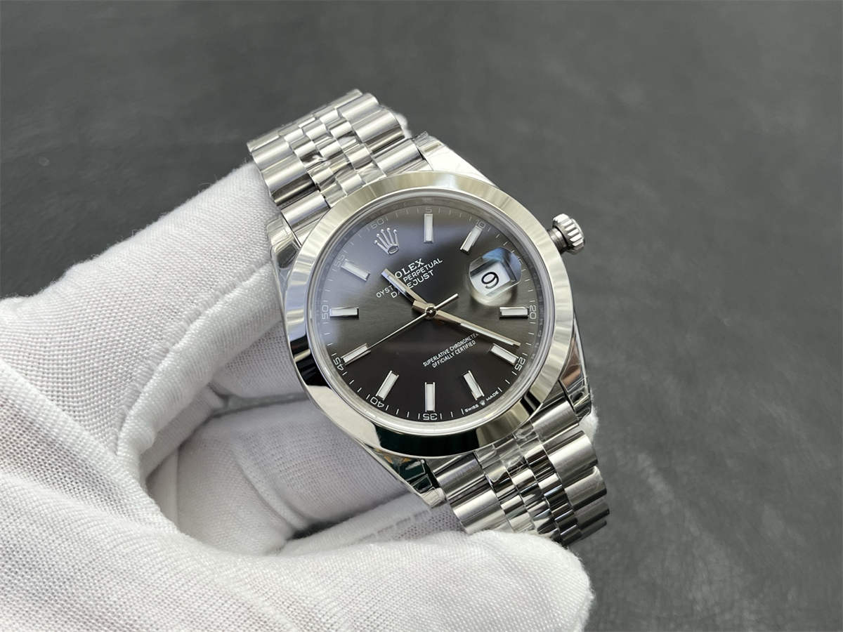 VS Factory Rolex Datejust m126300-0007 Rhodium Grey Dial 41mm Replica