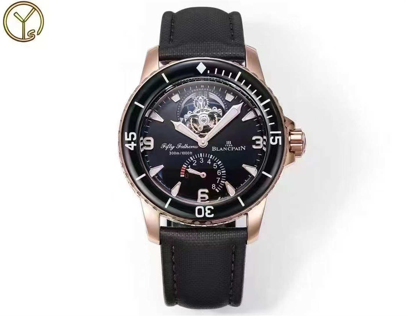 Blancpain Fifty Fathoms Tourbillon 5025-3630-52A Rose Gold 1:1 Homage by YS Factory