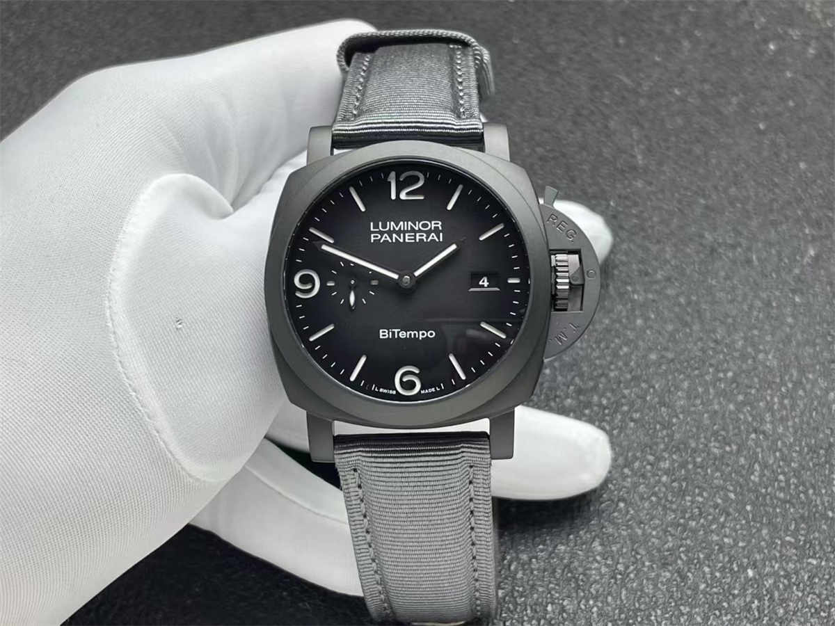 VSF Panerai PAM1467 44mm Luminor BiTempo Titanium DLC NY Limited Replica