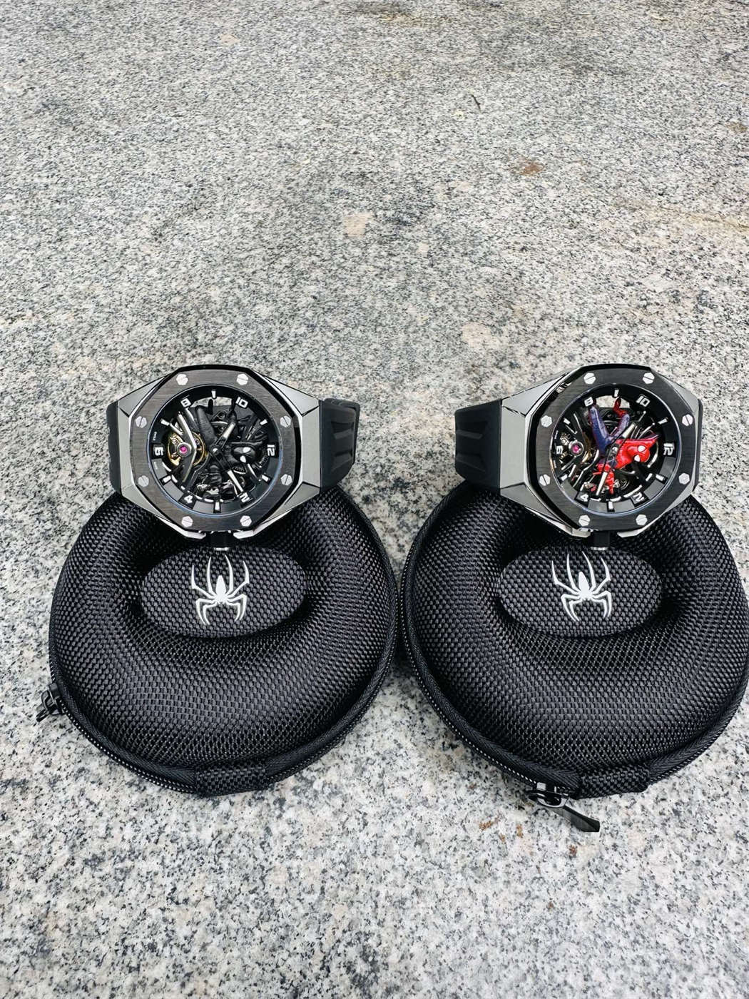 Audemars Piguet Royal Oak Concept Tourbillon "Spider-Man" 26631IO.OO.D002CA.01 1:1 Replica – Black Ceramic Style Tourbillon Marvel Edition