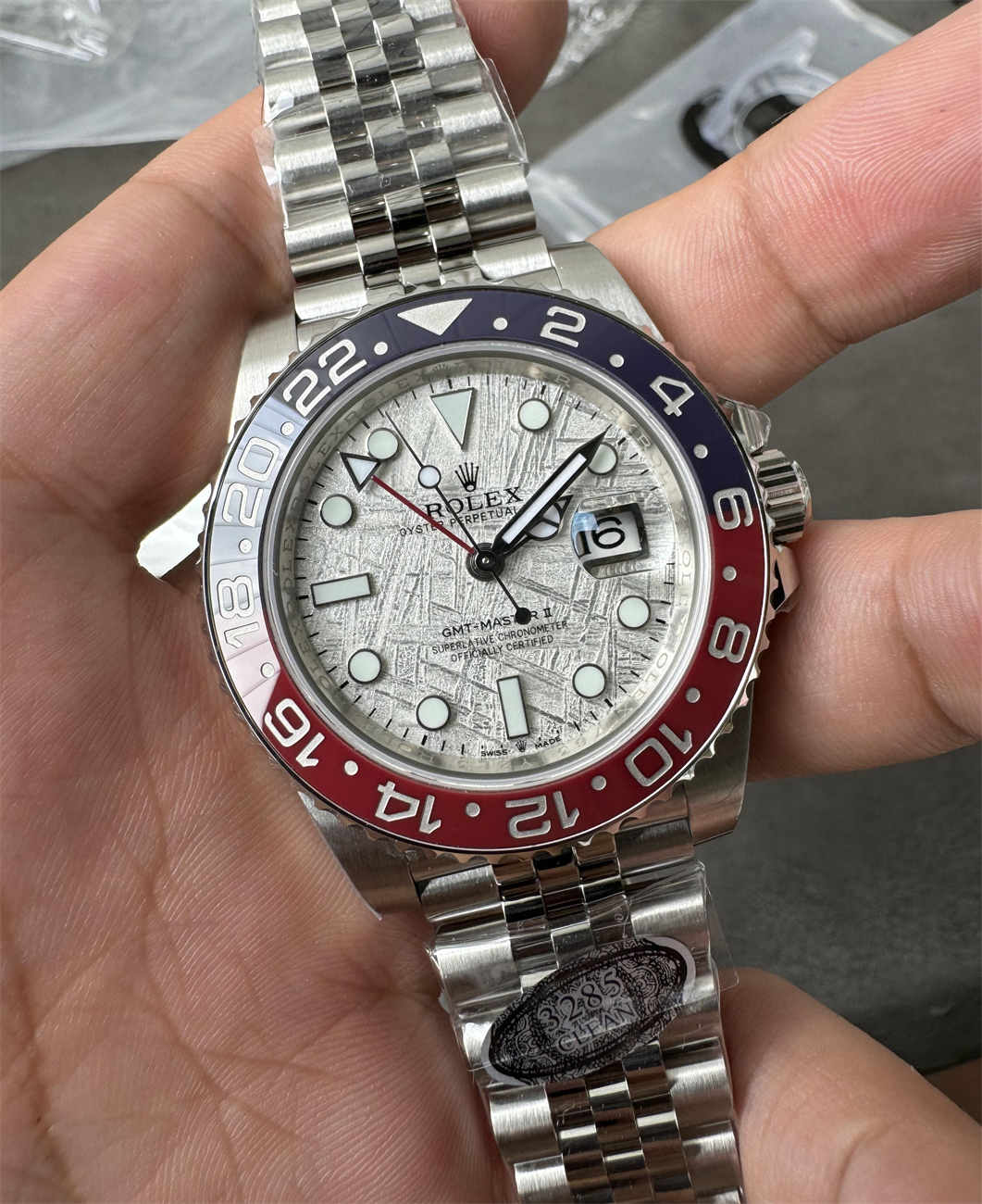 Rolex GMT-Master II 126719BLRO Meteorite Dial Replica – V3 Pepsi Bezel 40mm