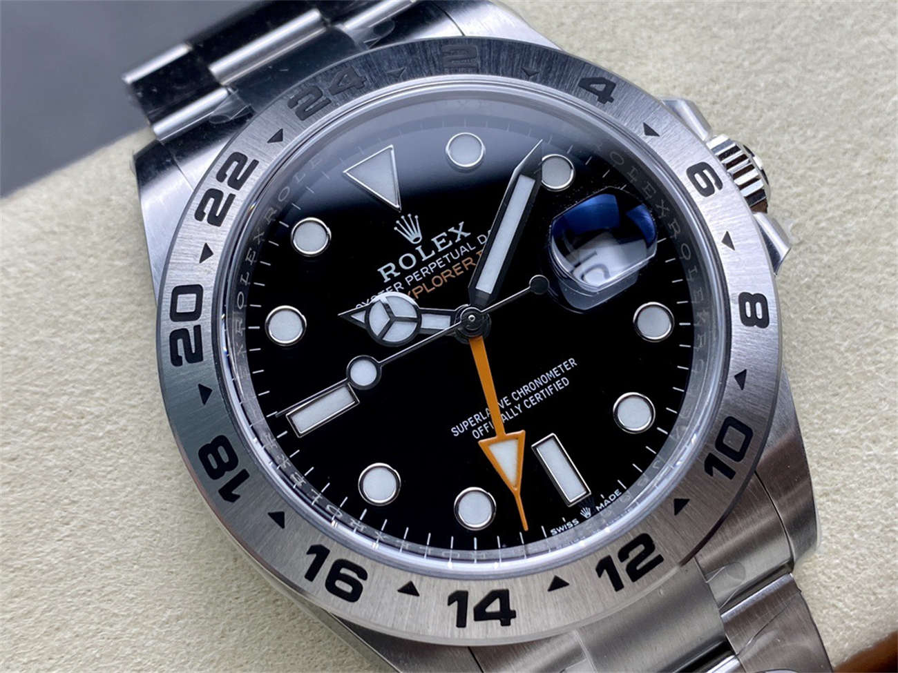 Clean Factory Rolex Explorer II 16570 Homage – 40mm GMT Replica Watch