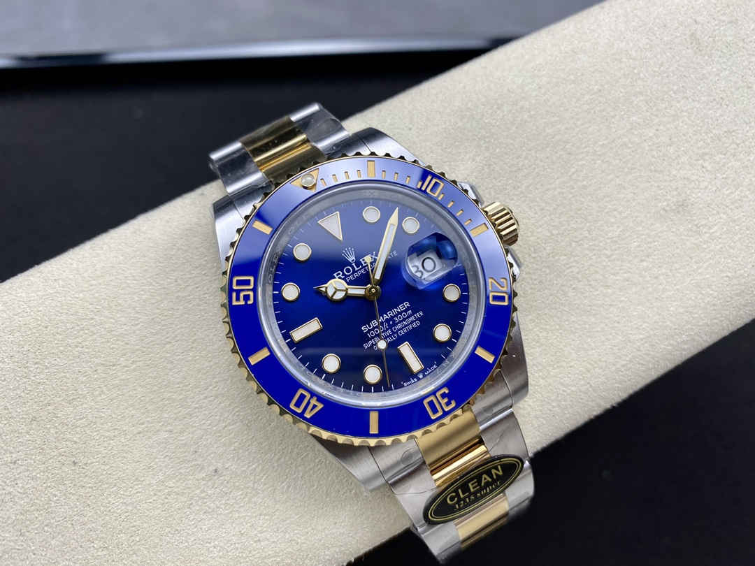 Clean Factory Rolex Submariner 126613LB – 41mm Two-Tone Blue Replica