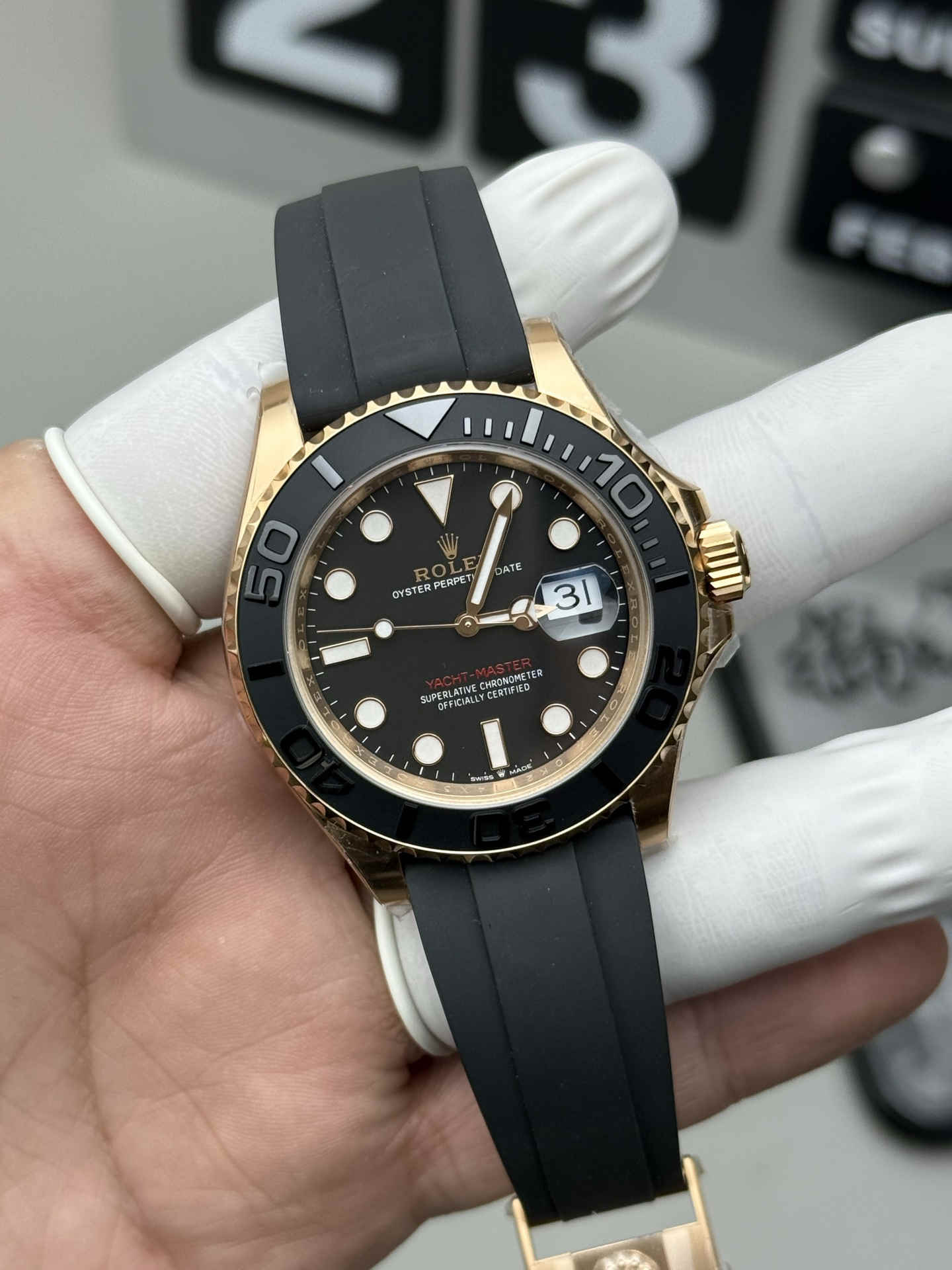 Rolex Yacht-Master 40mm Everose 3235 Automatic 1:1 Replica Watch Yacht-Master 40 Everose
