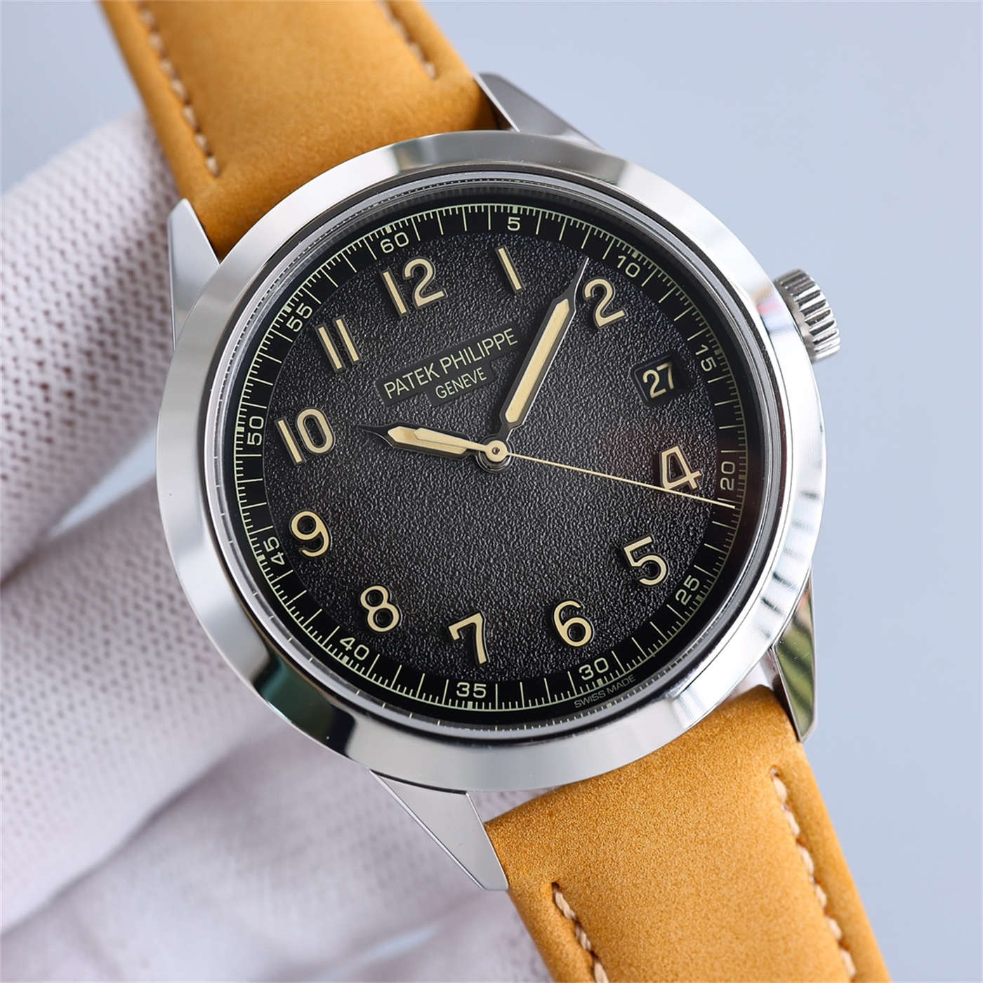 Patek Philippe Calatrava 5226G-001 Replica | GR Factory 1:1 Homage with 2 Straps
