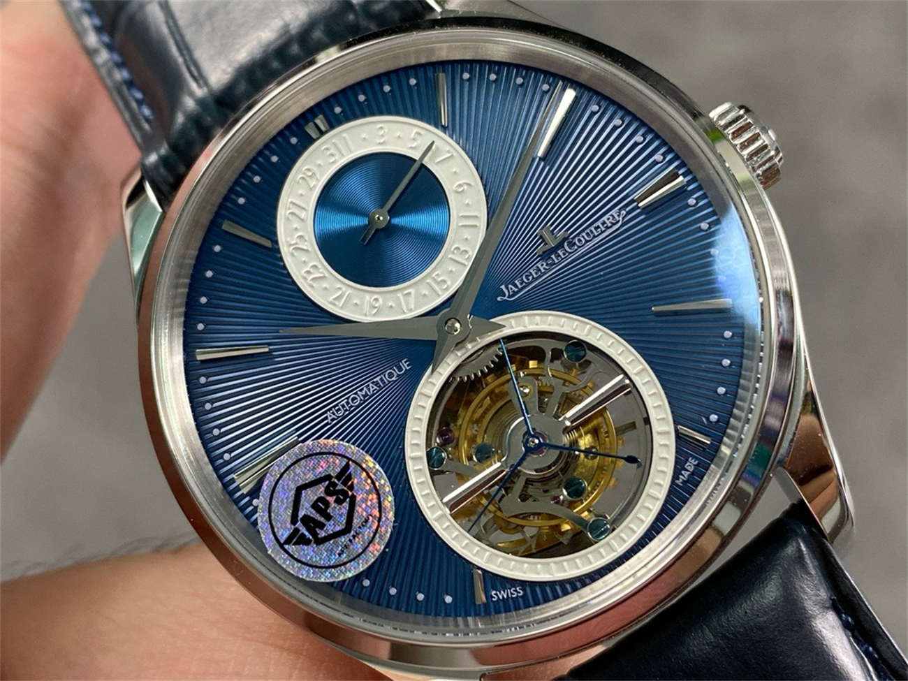 Jaeger-LeCoultre Master Ultra Thin Tourbillon Enamel 13234E1 1:1 Replica by APS Factory