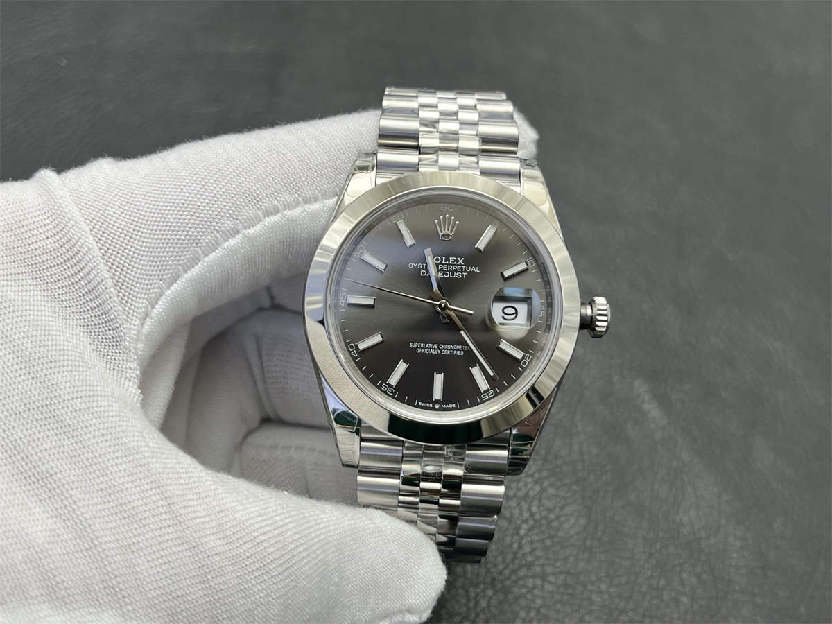 VS Factory Rolex Datejust m126300-0007 Rhodium Grey Dial 41mm Replica
