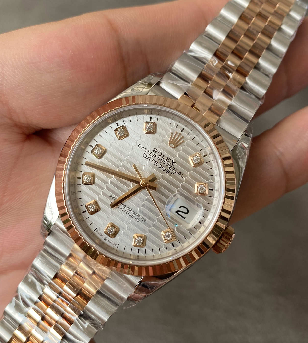 VS Factory Replica Rolex Datejust 36 m126231-0033 Silver Dial Jubilee