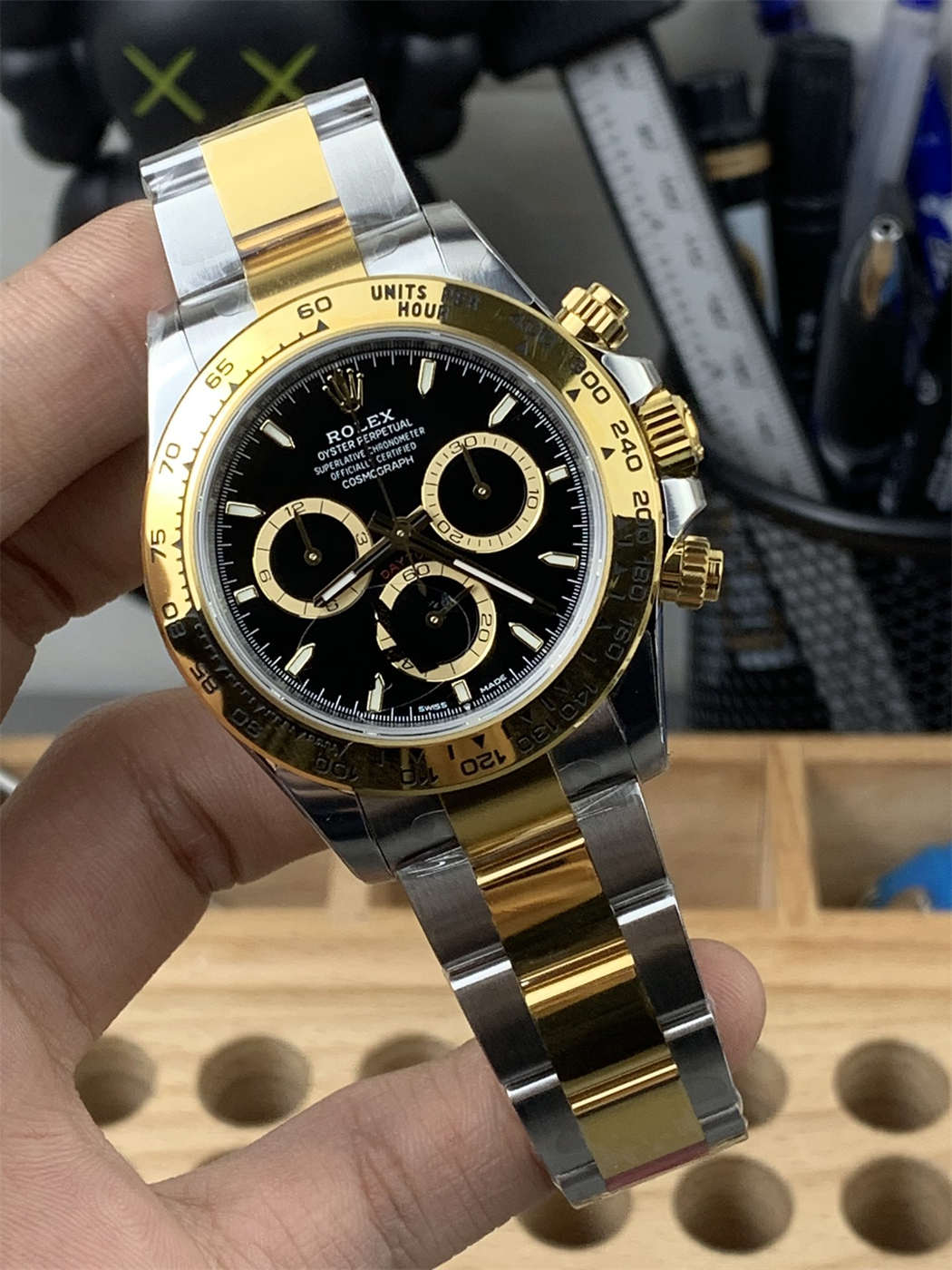 VS Factory Rolex 126503 Daytona Two Tone Black Dial Replica