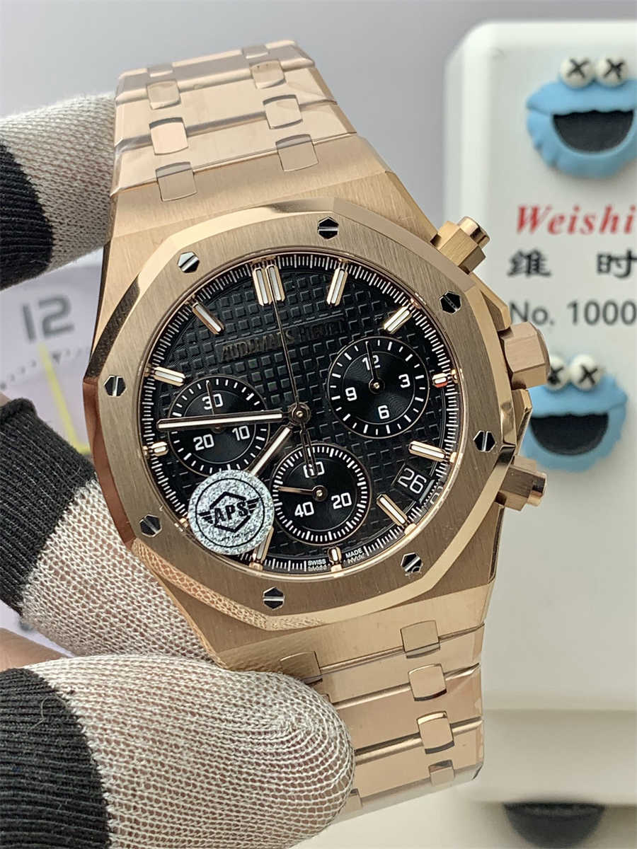 Audemars Piguet Royal Oak 26240OR Rose Gold Chronograph 41mm 1:1 Homage Replica Royal Oak Selfwinding Chronograph 26240OR.OO.1320OR.06