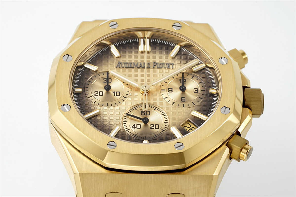 Audemars Piguet Royal Oak Chronograph 26240BA.OO.1320BA.02 1:1 Replica in Yellow Gold by APS Factory