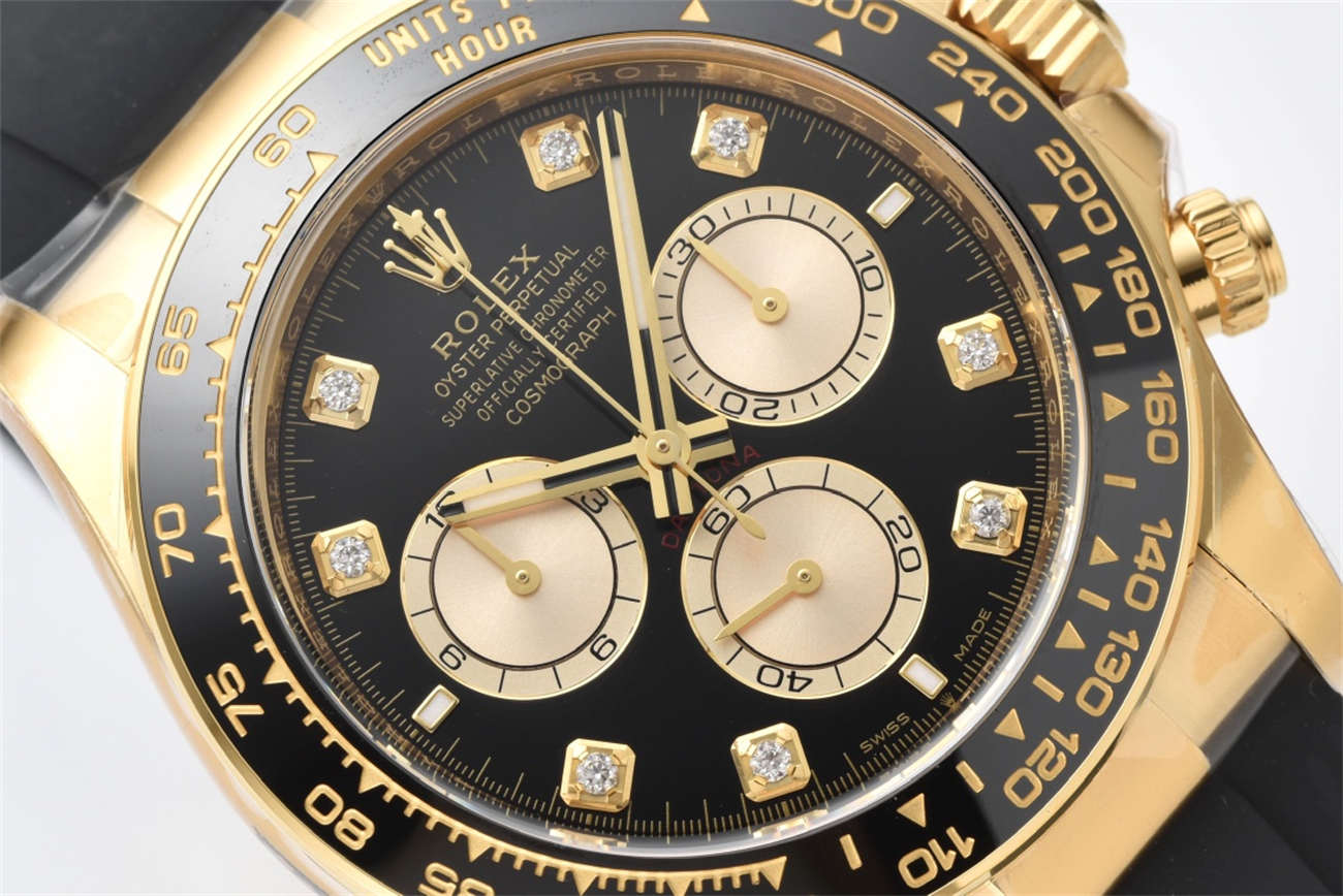 Rolex Daytona 116518LN Black Dial Replica – Clean Factory 18K Gold