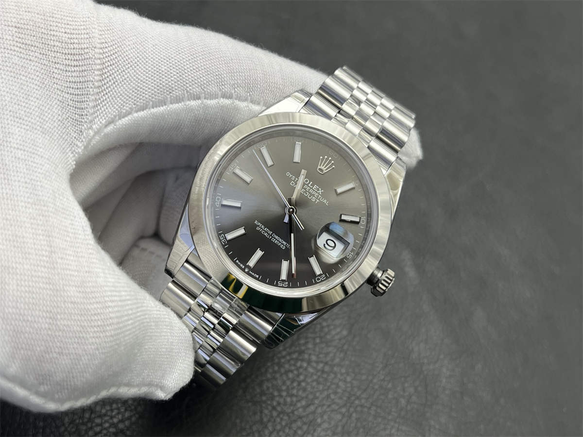 VS Factory Rolex Datejust m126300-0007 Rhodium Grey Dial 41mm Replica