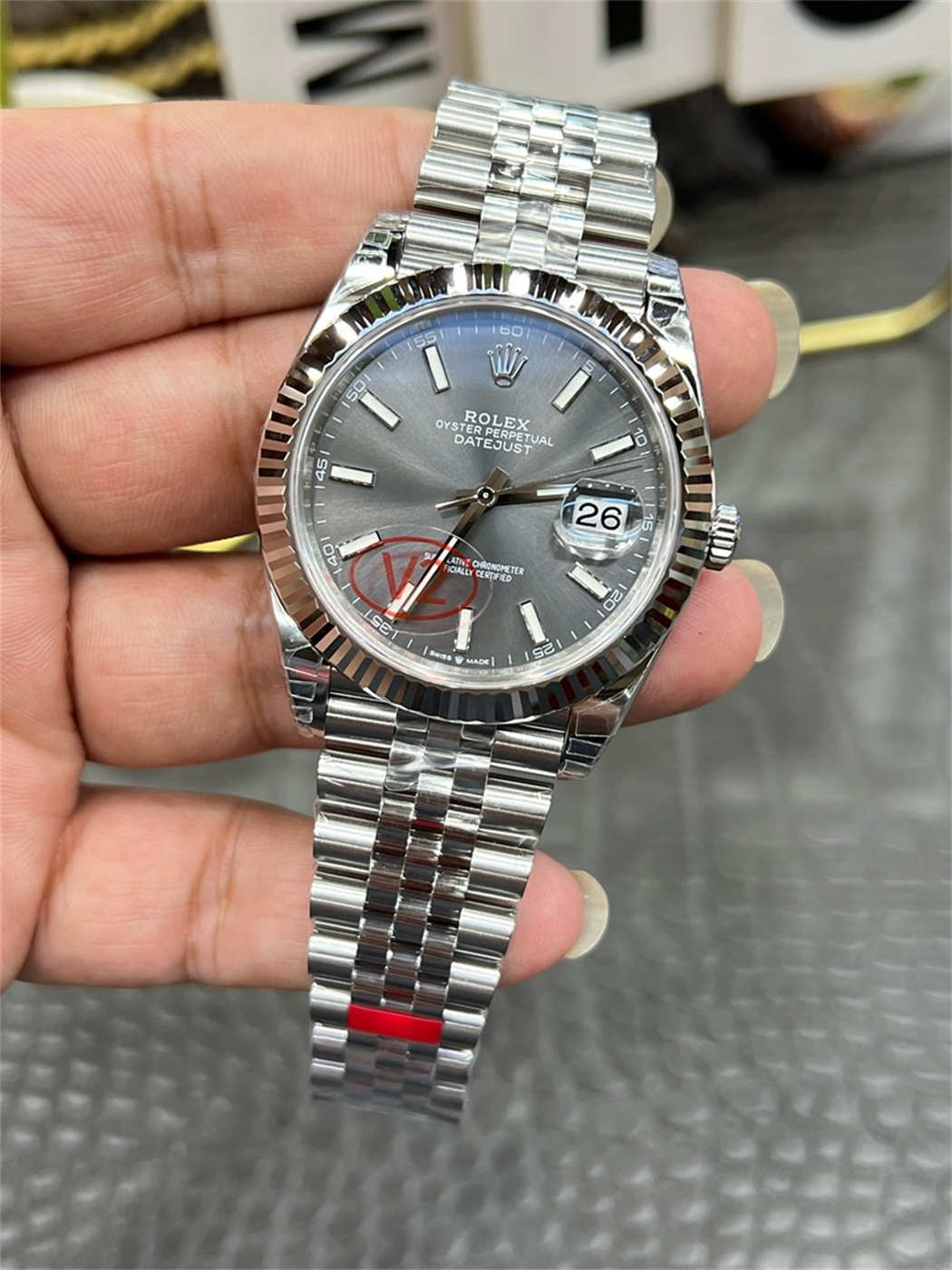 VS Factory Rolex Datejust 41 Replica | Gray Dial 3235 Movement (70-Hour)