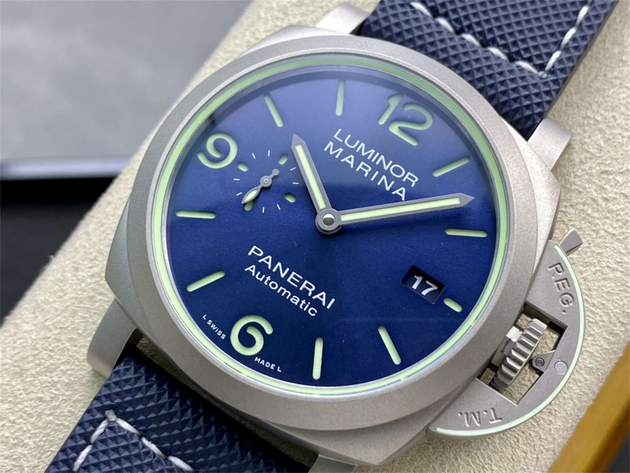 VSF Panerai PAM1117 Replica – Titanium 70th Anniversary Luminor (Super Lume)